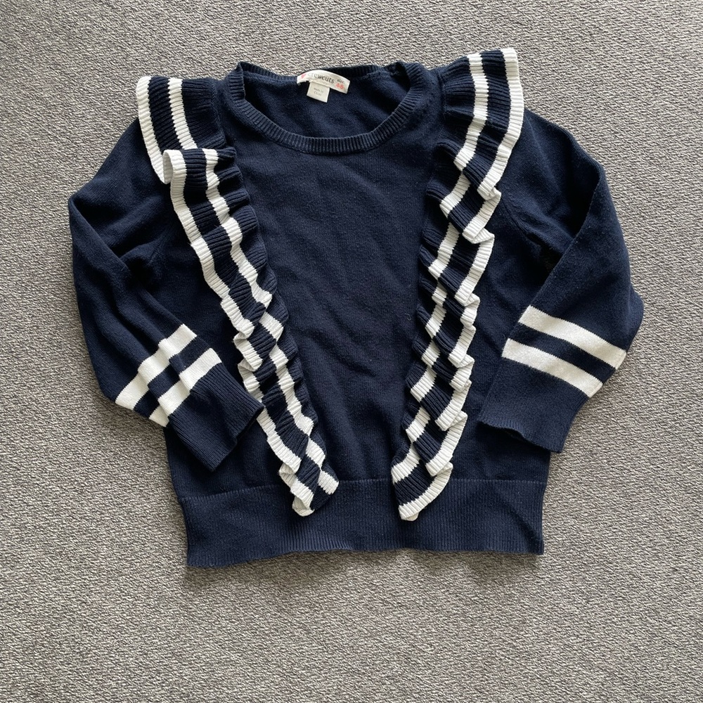 jcrew crewcuts girls ruffle sweater
